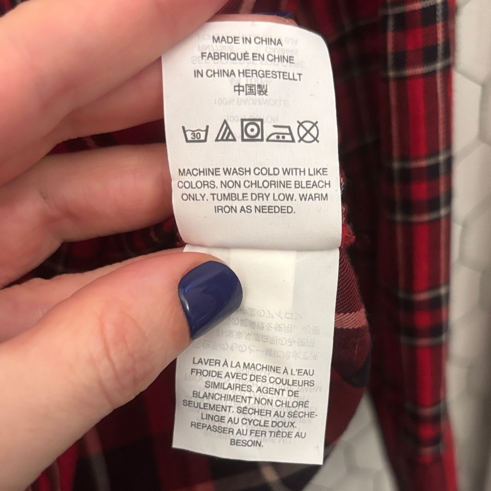 Madewell Ex-Boyfriend Plaid Shirt - Picture 4 of 8
